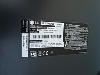 LG 49 Smart TV Negro/Plata