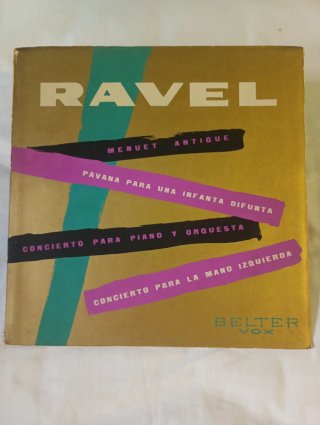 Vinilo Ravel - Conciertos Piano (España 1959)