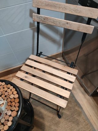 Conjunto Terraza Mesa, Sillas Plegables y Alfombra