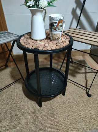 Conjunto Terraza Mesa, Sillas Plegables y Alfombra