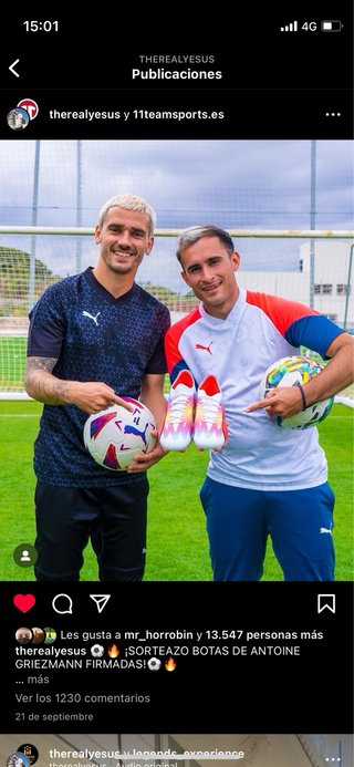 Scarpe da calcio Puma firmate Griezmann taglia 42
