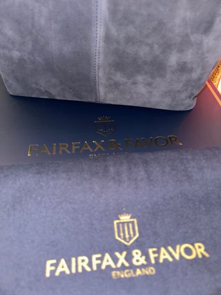 Bolso Fairfax & Favor Azul y Marrón