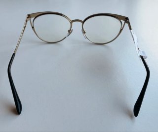 Gafas Bvlgari Serpenti Negras y Doradas