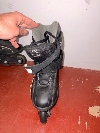 Patines en línea Oxelo negros con su funda