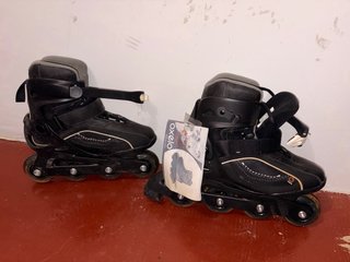 Patines en línea Oxelo negros con su funda