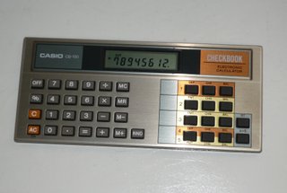 Calculadora Casio CB-100 Checkbook Electrónica