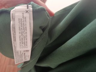 Vestido verde Mango Talla S