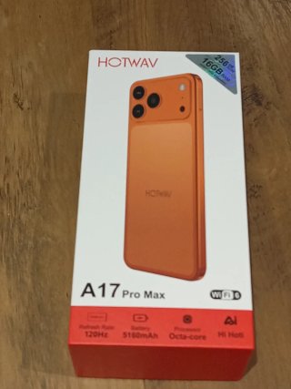 Hotwav A17 Pro Max 256GB Naranja