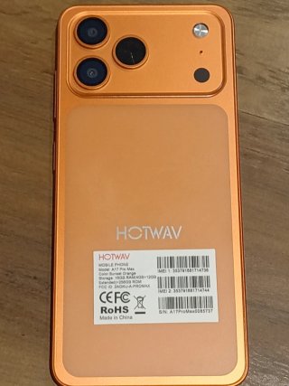 Hotwav A17 Pro Max 256GB Naranja