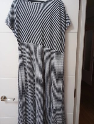Vestido largo asimétrico Yoel