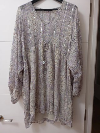 Vestido largo asimétrico Yoel
