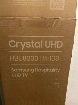 Samsung Crystal UHD 43” 4K Smart TV