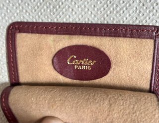 portafoglio lungo / portadocumenti vintage cartier