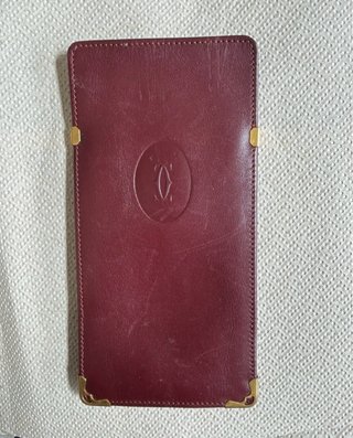 portafoglio lungo / portadocumenti vintage cartier