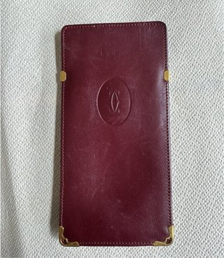 portafoglio lungo / portadocumenti vintage cartier