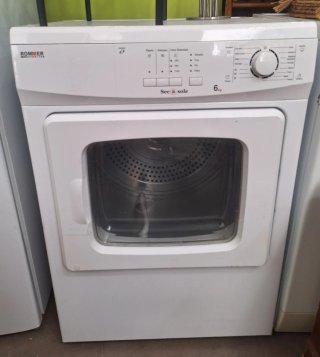 Secadora Rommer 6kg Blanca