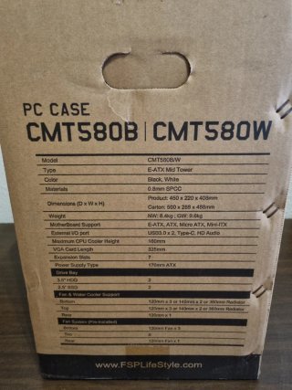 Caja PC FSP CMT580B/CMT580W