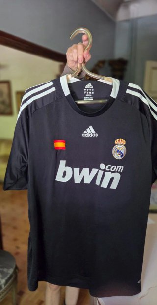 Camiseta Adidas Real Madrid XL Negra