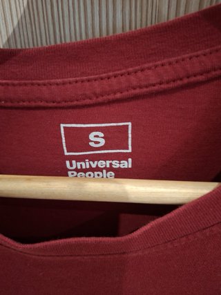 Camiseta básica granate talla S