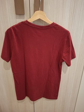 Camiseta básica granate talla S