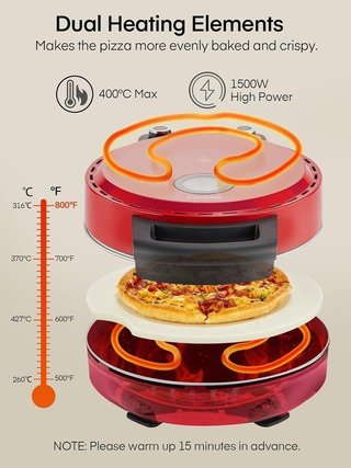 Horno Eléctrico de Pizza NUEVO