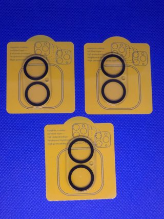 Pack 3 protectores cámara iPhone 16/16 Plus