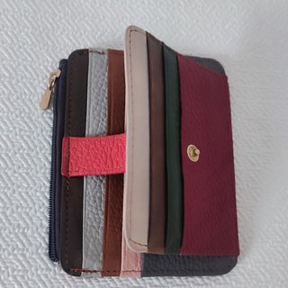 Tarjetero Marktomi multicolor con monedero. Nuevo