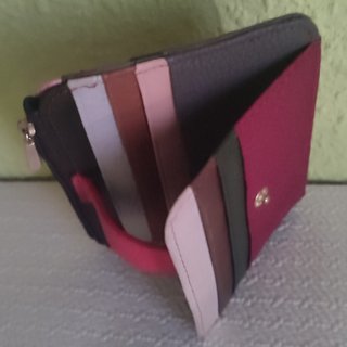 Tarjetero Marktomi multicolor con monedero. Nuevo