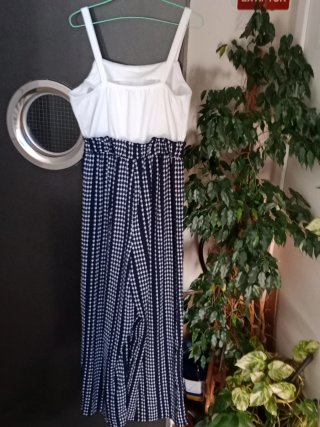 Mono Justify Talla XL Blanco y Azul