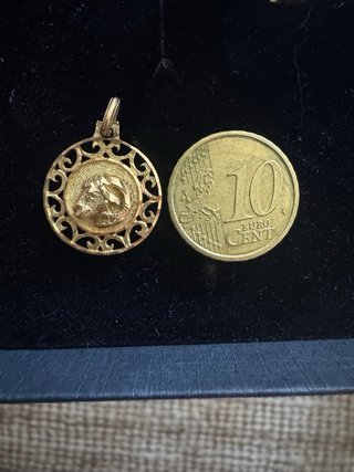 Medalla oro 18kt Aries