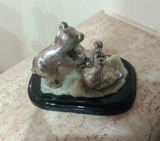 Piccola Scultura Orsetti M&D Oggetti d'Arte