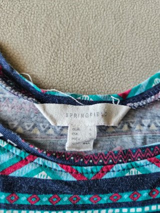 Top tirantes Springfield espalda abierta. Talla S