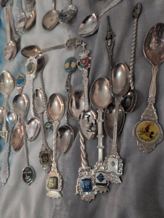 Cucharillas souvenir coleccionismo.