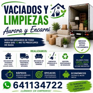 Vaciados y Limpiezas | Pisos, Trasteros y Garajes