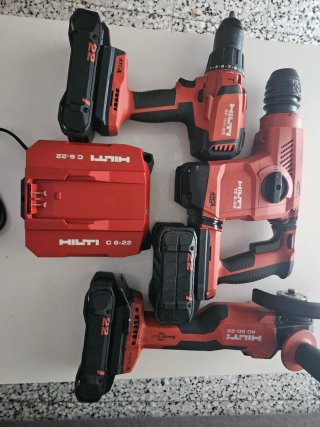 Kit Hilti TE6-22 SF6H-22 AG6D-22 Baterías