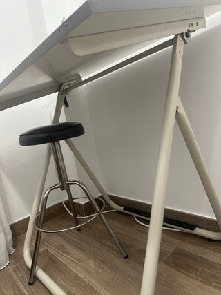 Mesa de Dibujo Técnico Blanca