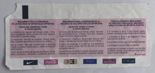 FC Barcelona Cartel Antiguo 1963 Cacaolat+entrada