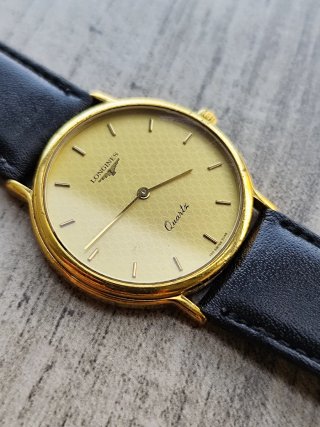 Reloj Longines chapado en oro