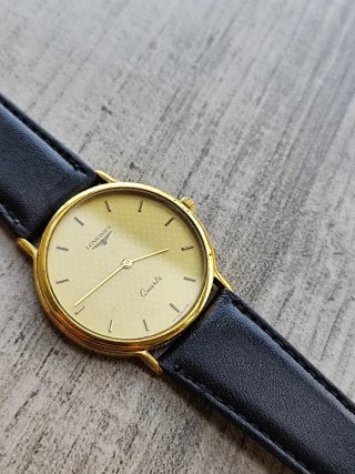 Reloj Longines chapado en oro