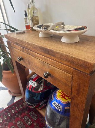 Recibidor de madera maciza