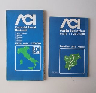 ACI Carte Turistiche e Stradali Vintage anni 70/80