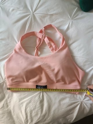 Top deportivo NO PUBLIK SPORT naranja pastel