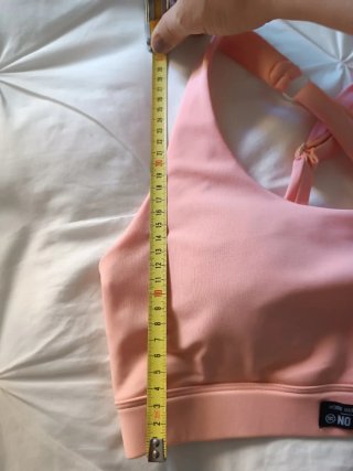 Top deportivo NO PUBLIK SPORT naranja pastel