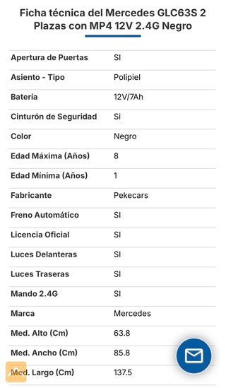 Coche Eléctrico Niños Mercedes GLC 63S 4x4