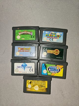Pack 7 Juegos Game Boy Advance Nintendos sin cajas