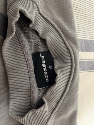 Sudadera Cold Culture Gris Talla XS