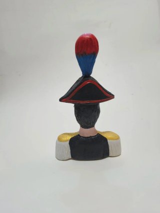 Busto Carabiniere in legno firmato