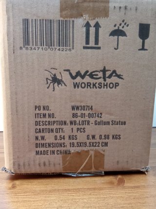 Statua Weta Gollum Il Signore degli Anelli