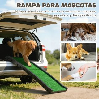 Rampa para Perros Césped Artificial