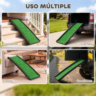 Rampa para Perros Césped Artificial